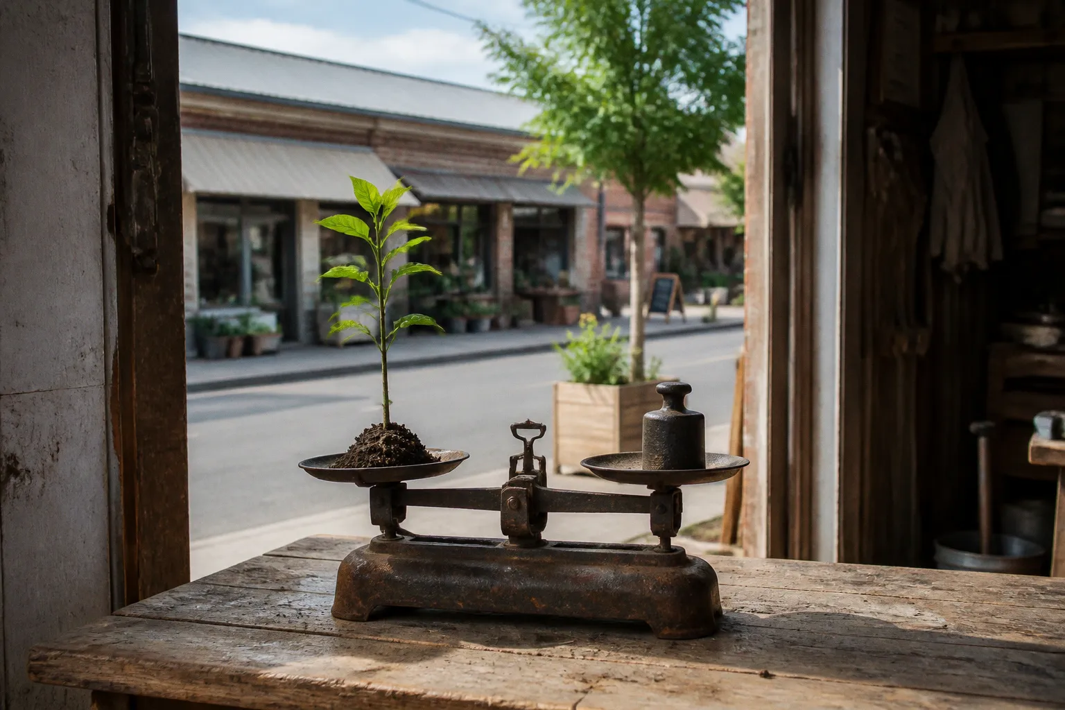Shadow carbon pricing for small business planning